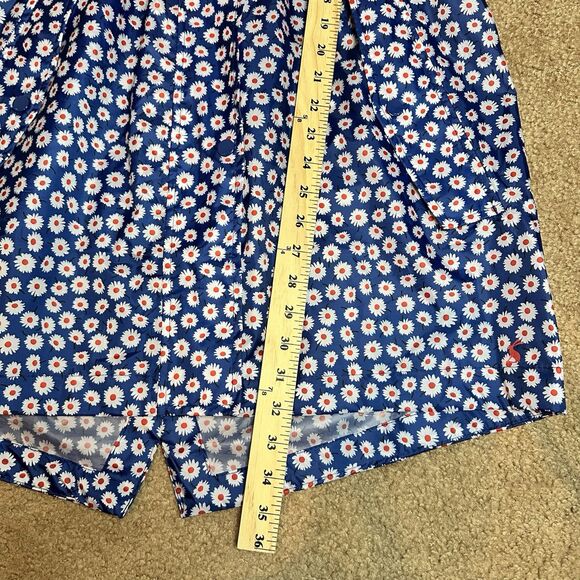 Joules Golightly Blue Daisy Packaway Waterproof Rain Jacket Coat Size US 8 WM - Picture 6 of 11